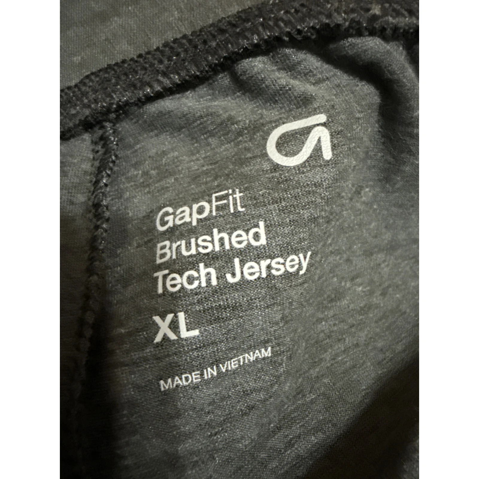 Gap Fit Brushed Tech Jersey Women's Gray Tapered Jogger Sweat Pants Size XL - Image 5