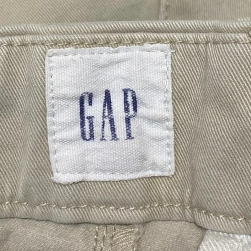 Gap Men's Beige Tan Khaki Chino Bermuda Slim Straight Casual Shorts 7" Size 30 - Image 4