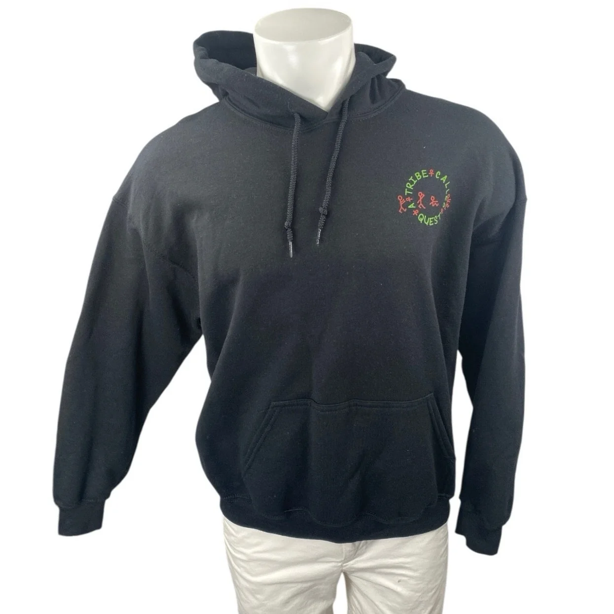 Goodie Two Sleeves ATCQ 1nce Again Hip Hop Band Hoodie Hooded Sweatshirt Size L