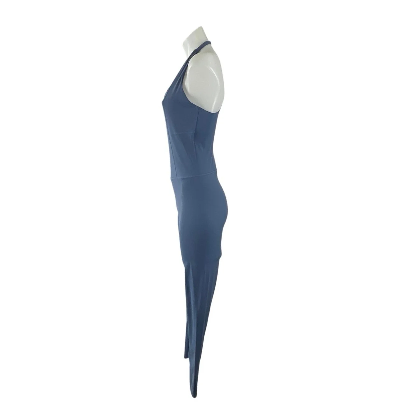 Greyson Tika Blue Sleeveless Yoga Gym Athletic Activewear Tank Romper Jumpsuit S - Image 3