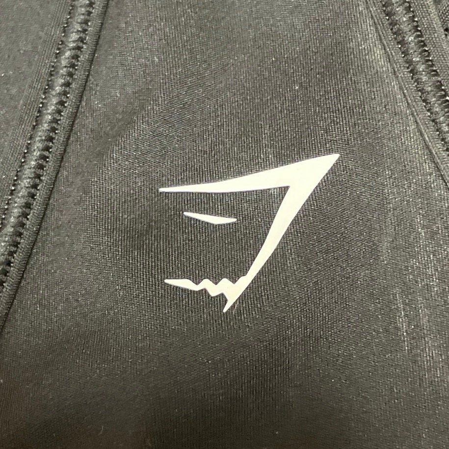 Gymshark Black Halterneck Open Back Workout Gym Yoga Sports Bra Crop Tank Top S - Image 4