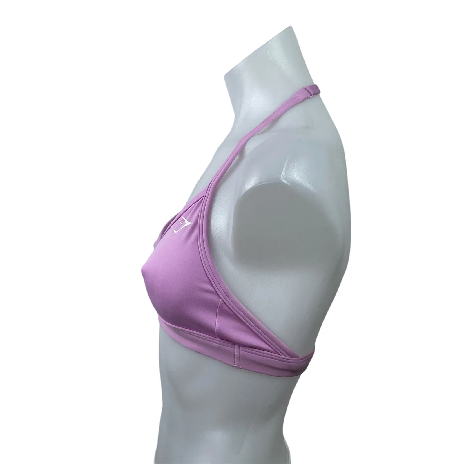 Gymshark Minimal Halterneck Pink Yellow Bundle Lot of 2 Sports Bra Tank Top Sz S - Image 6