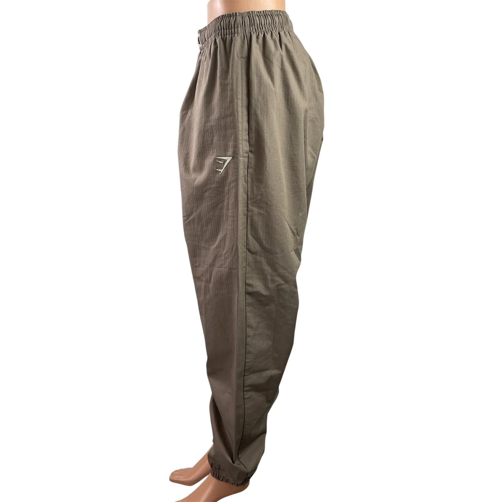 Gymshark Pumper Women's Brown Baggy Workout Athletic Jogger Sweat Pants Size S - Image 2