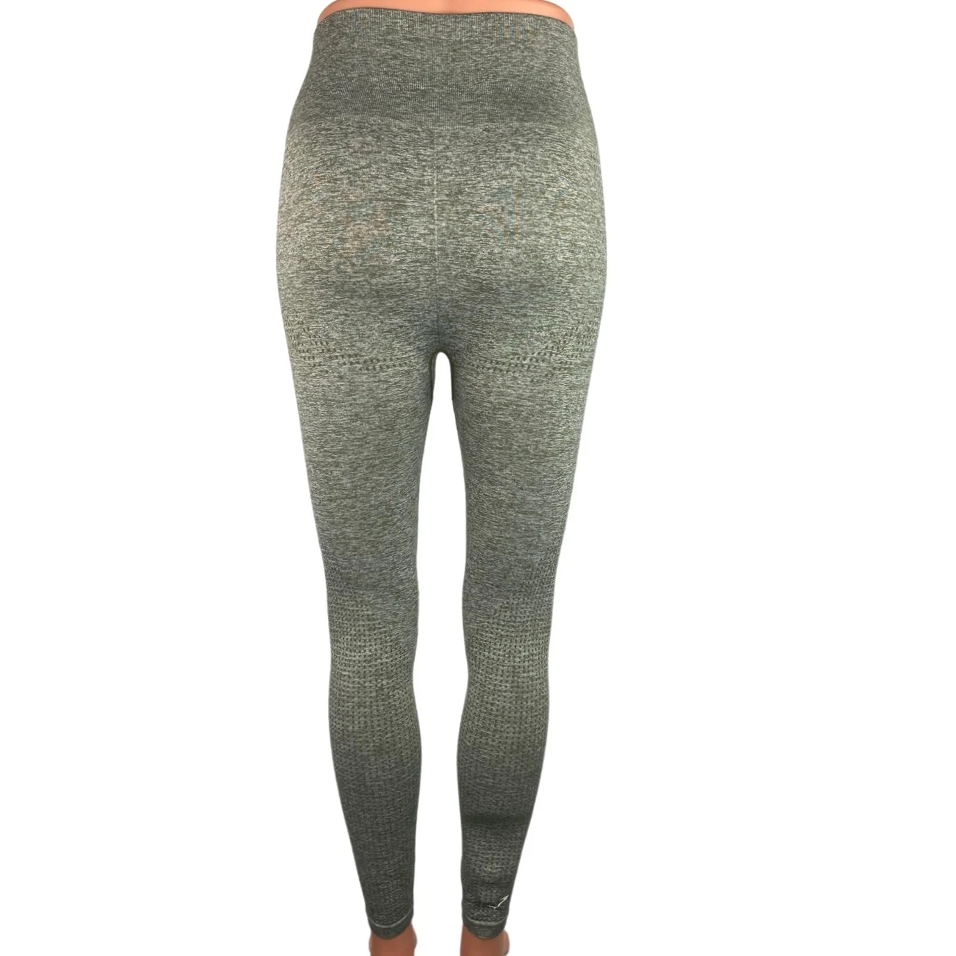 Gymshark Vital Seamless Gray Mid Rise Activewear Fitness Yoga Tight Leggings XS - Image 3