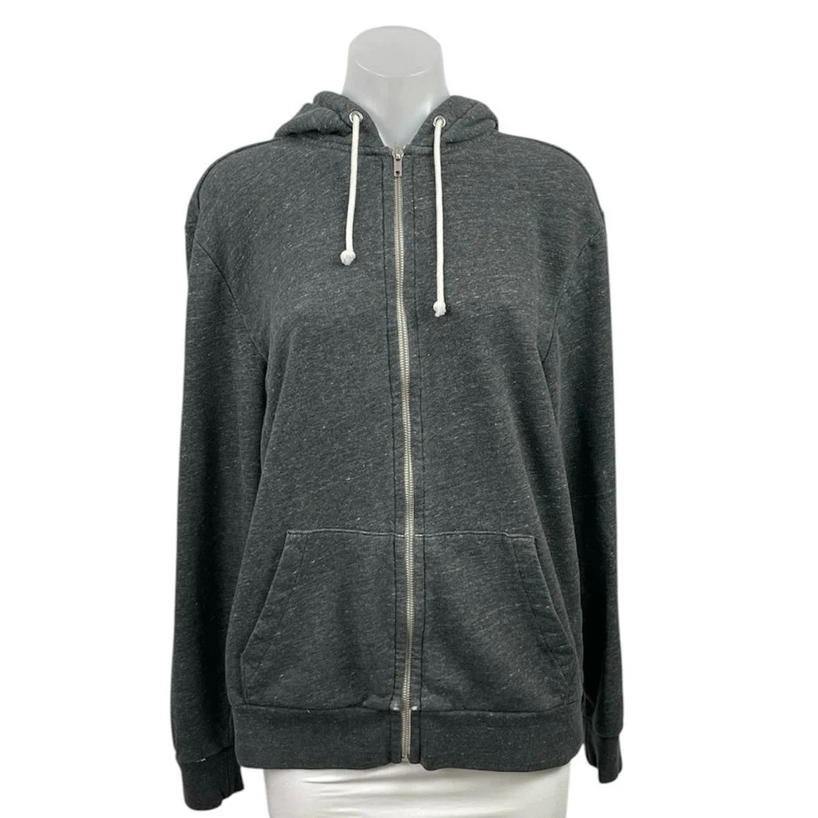H&M Gray Long Sleeve Athletic Activewear Sweater Hoodie Sweatshirt Jacket Top M