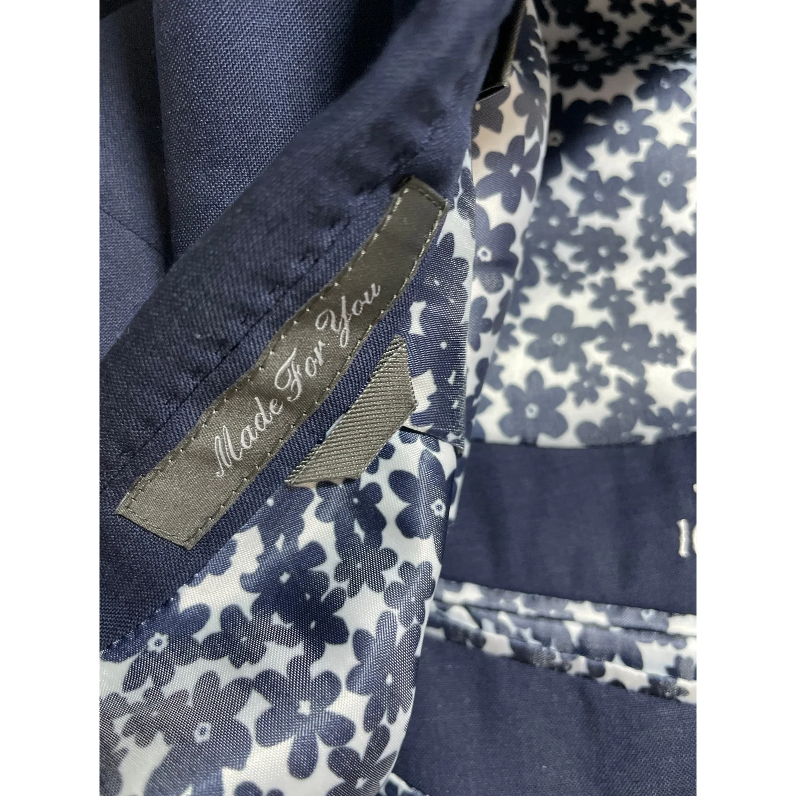Indochino Mens Blue Classic Blazer Coat Straight Trousers Dress Pants Suit Set M - Image 12