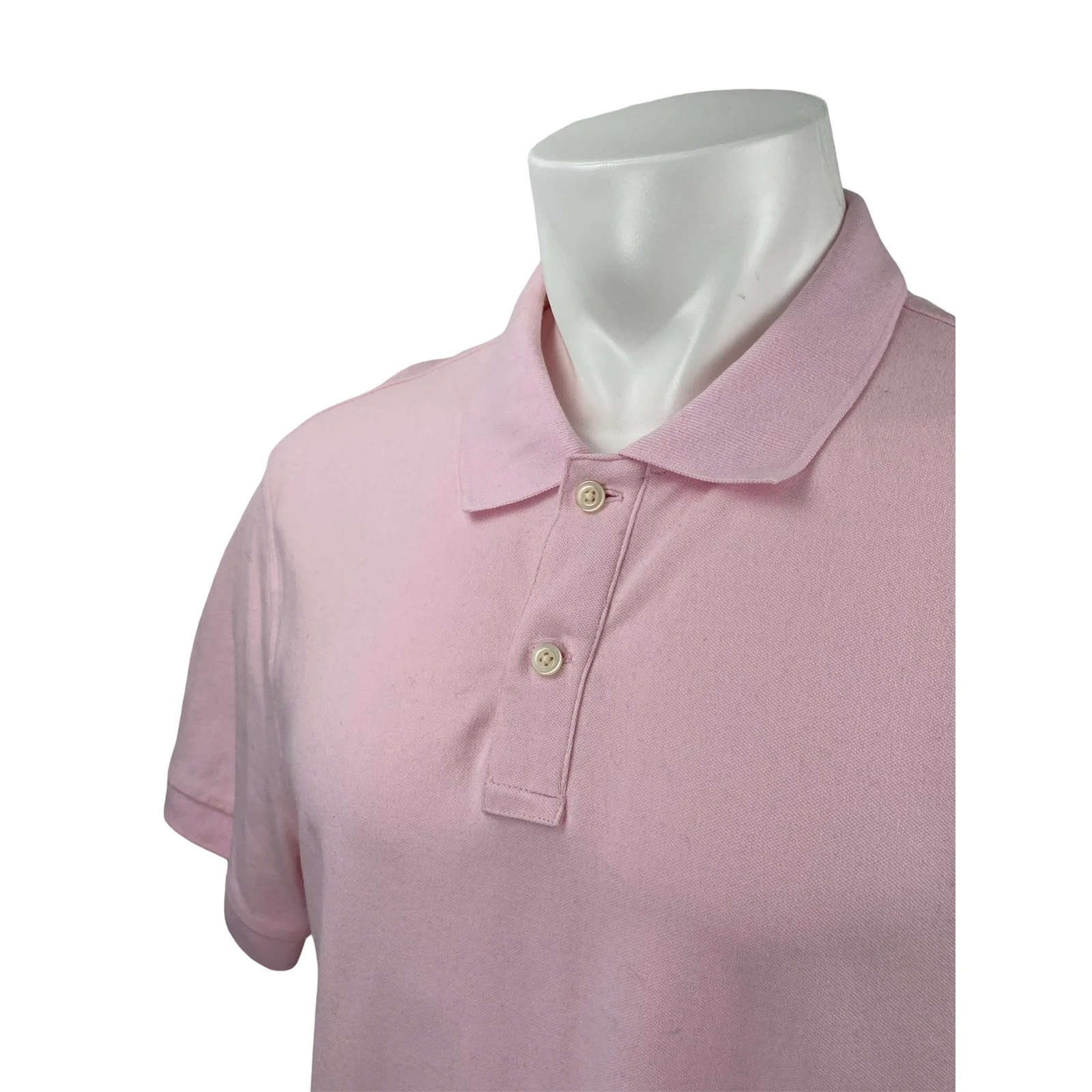 J.Crew Flex Pique Men's Pink Short Sleeve Golf Casual Polo Shirt Top Size L - Image 3
