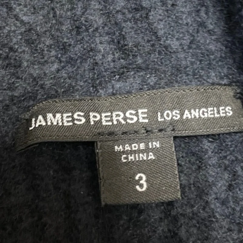 James Perse Women's Black 100% Cashmere Knit Hoodie Hooded Sweater Top Size 3 - Image 3
