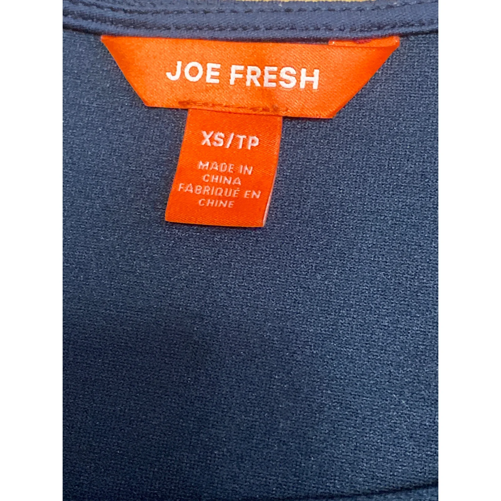 Joe Fresh Women's Blue Ruffled Flutter Sleeve Mini Fit and Flare A-Line Dress XS - Image 5