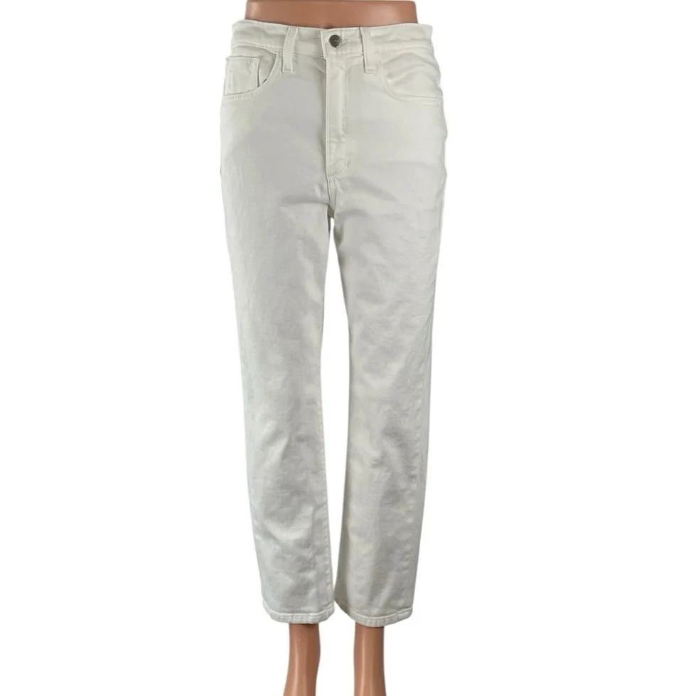 Joe's The Margot Slim Women's White High Rise Straight Ankle Denim Jeans Size 28