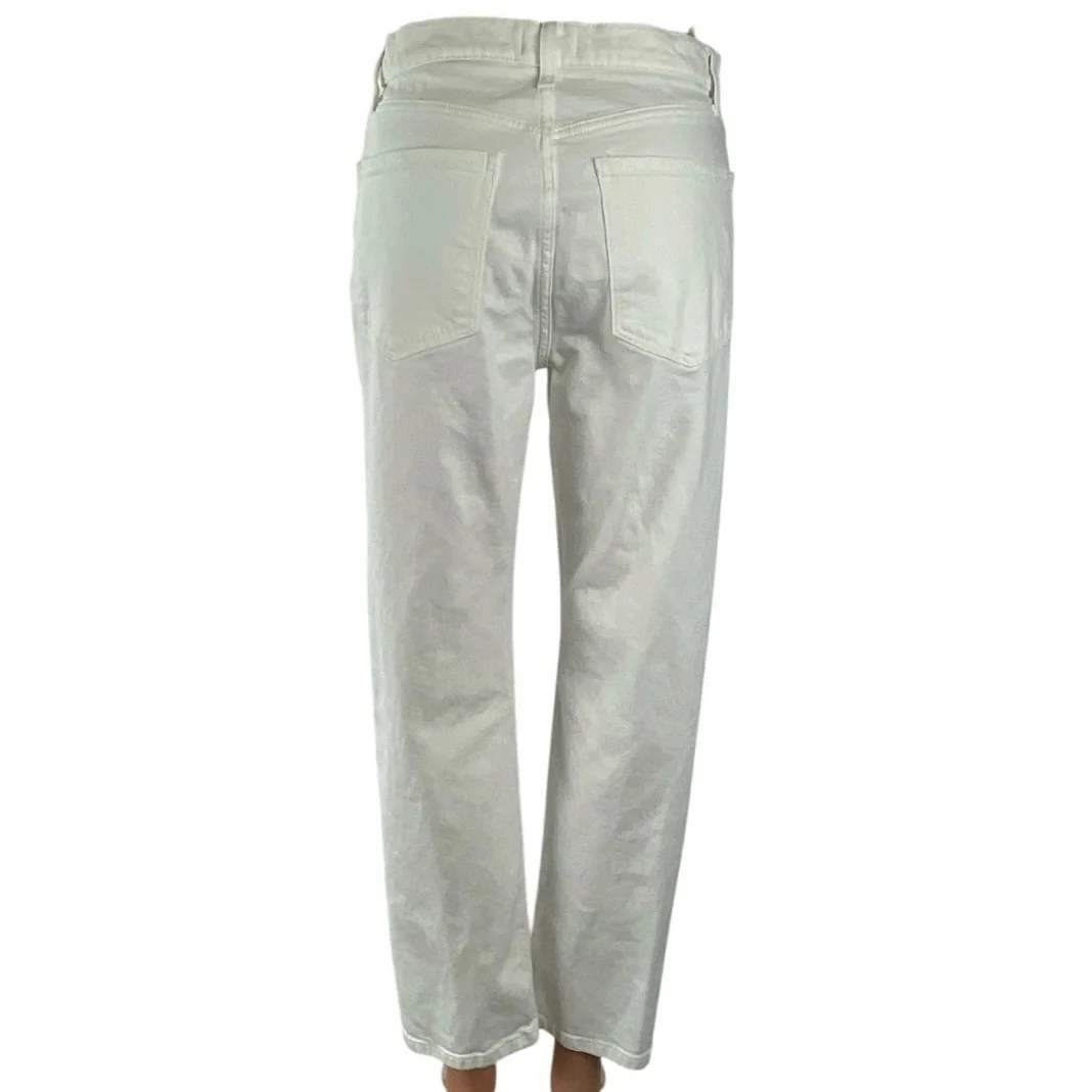 Joe's The Margot Slim Women's White High Rise Straight Ankle Denim Jeans Size 28 - Image 3
