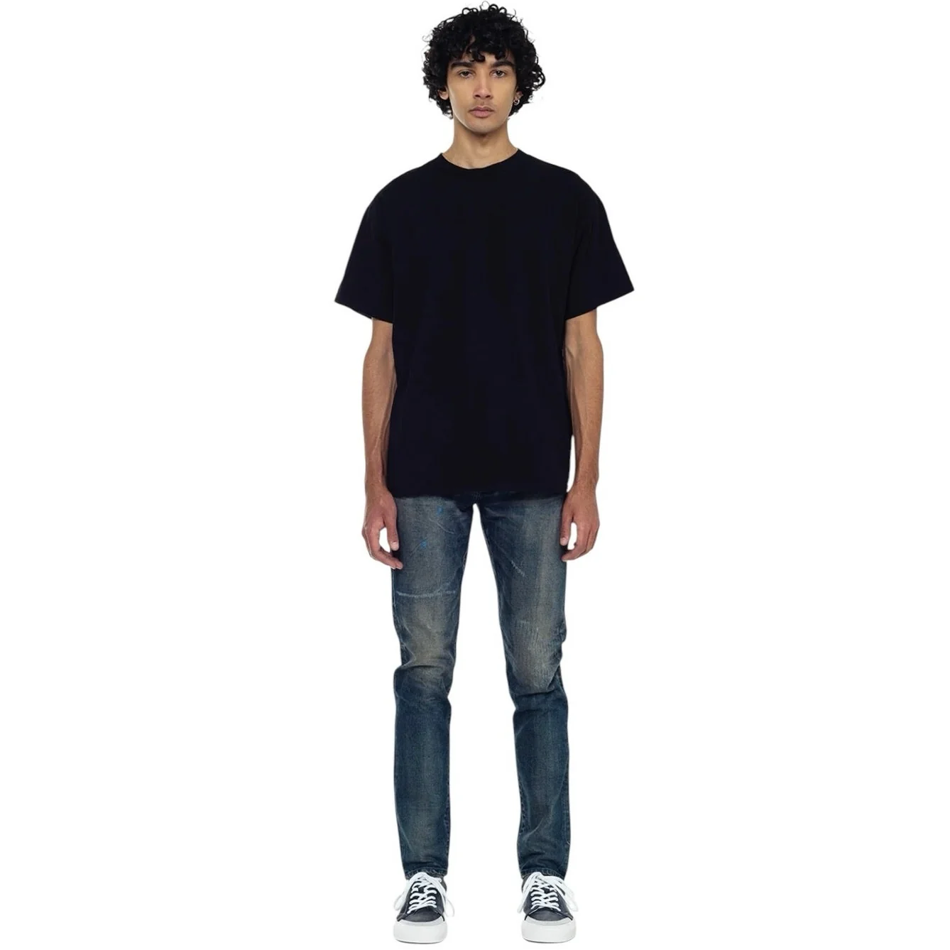John Elliott Men's Black Short Sleeve Crew Neck Basic T Shirt Tee Top Size M - Image 6