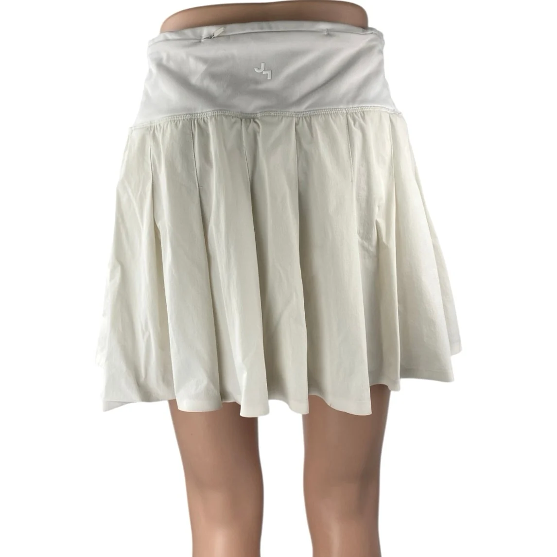 Joy Lab Womens White Pleated A Line Tennis Golf Athletic Mini Skort Skirt Sz XL - Image 3