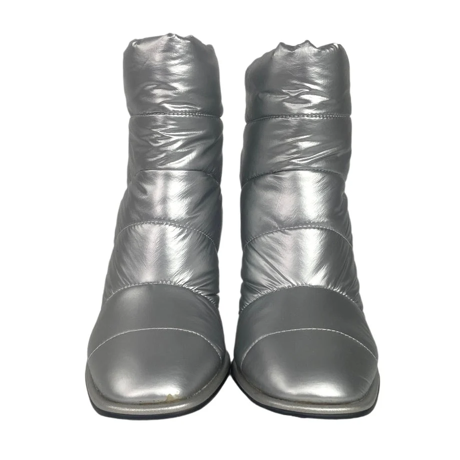 Katy Perry Women's Silver The Leelou Puff Bootie Fashion Boots KP2825 Size 8.5M - Image 2