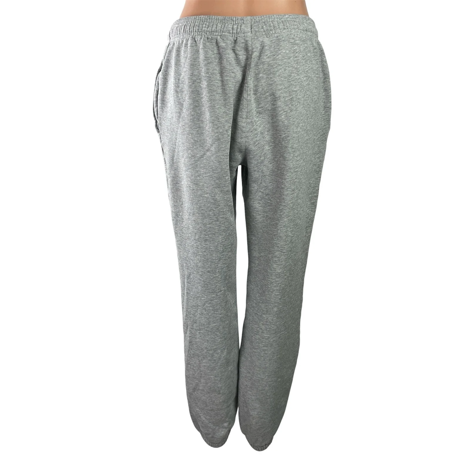 Lacoste Sport Gray Drawstring High Waisted Jogger Jogging Sweat Track Pants Sz L - Image 3