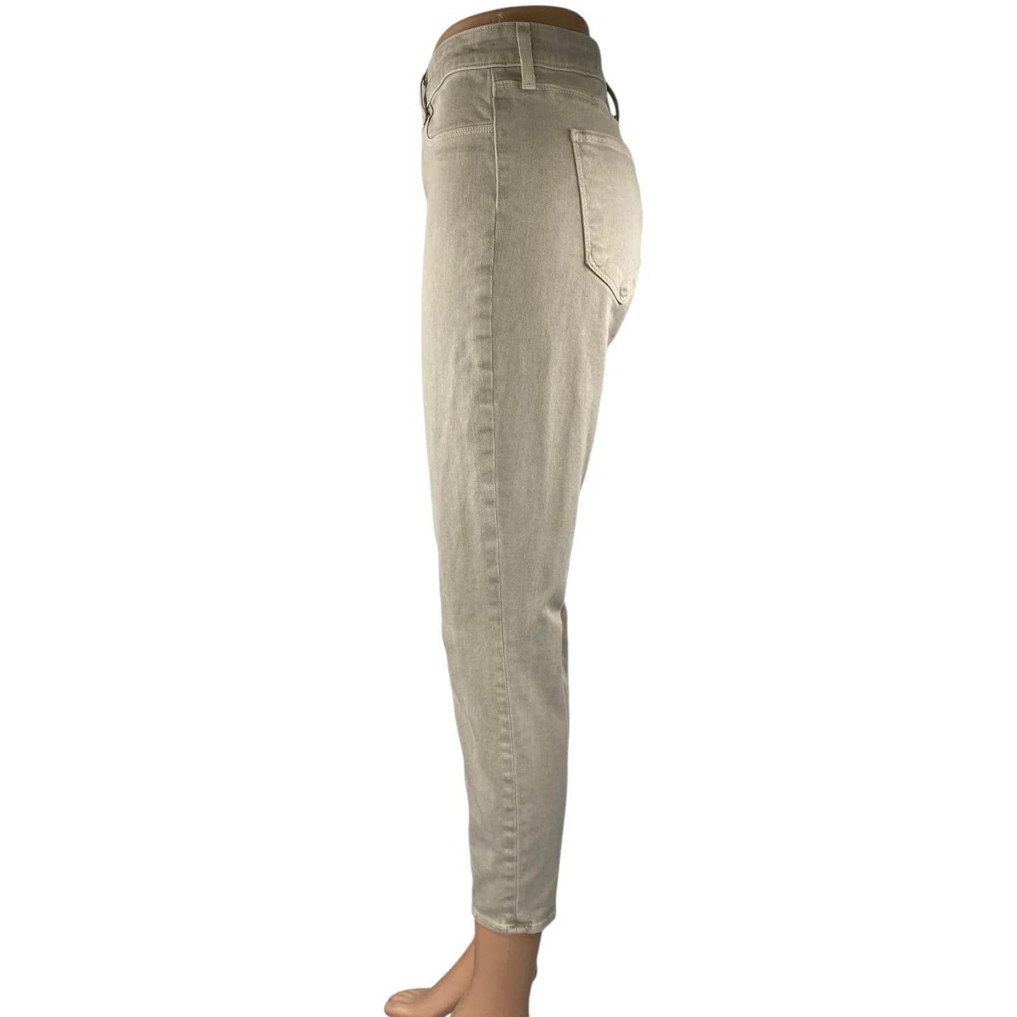 L'agence Women's Cream Beige High Waist Skinny Slim Fit Denim Jeans Pants Sz 29 - Image 2