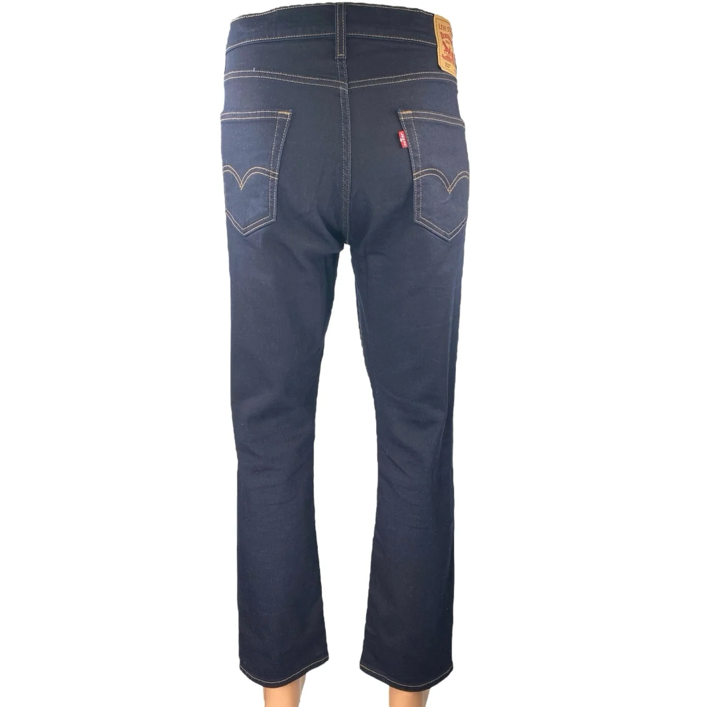 Levi's 511 Men's Blue Dark Wash Stretch Slim Straight Denim Jeans Size 34x30 - Image 3