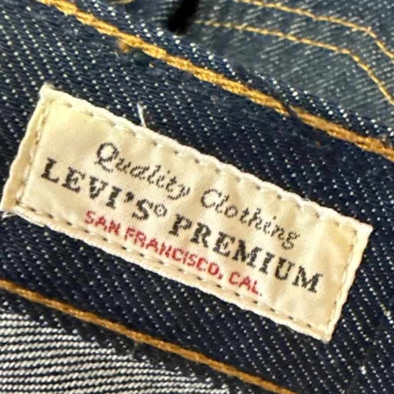 Levi's Premium 501 Womens Blue High Waisted Stretch Straight Denim Jeans Size 23 - Image 4