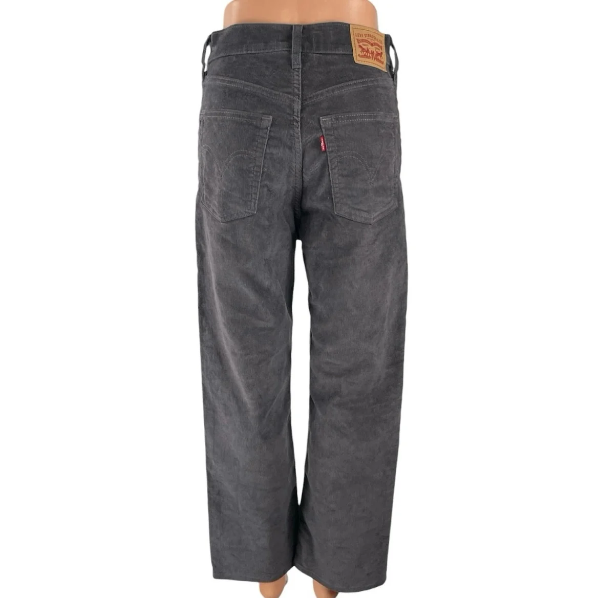 Levi's Ribcage Straight Ankle Women's Black High Rise Relaxed Denim Jeans 27 - Image 3