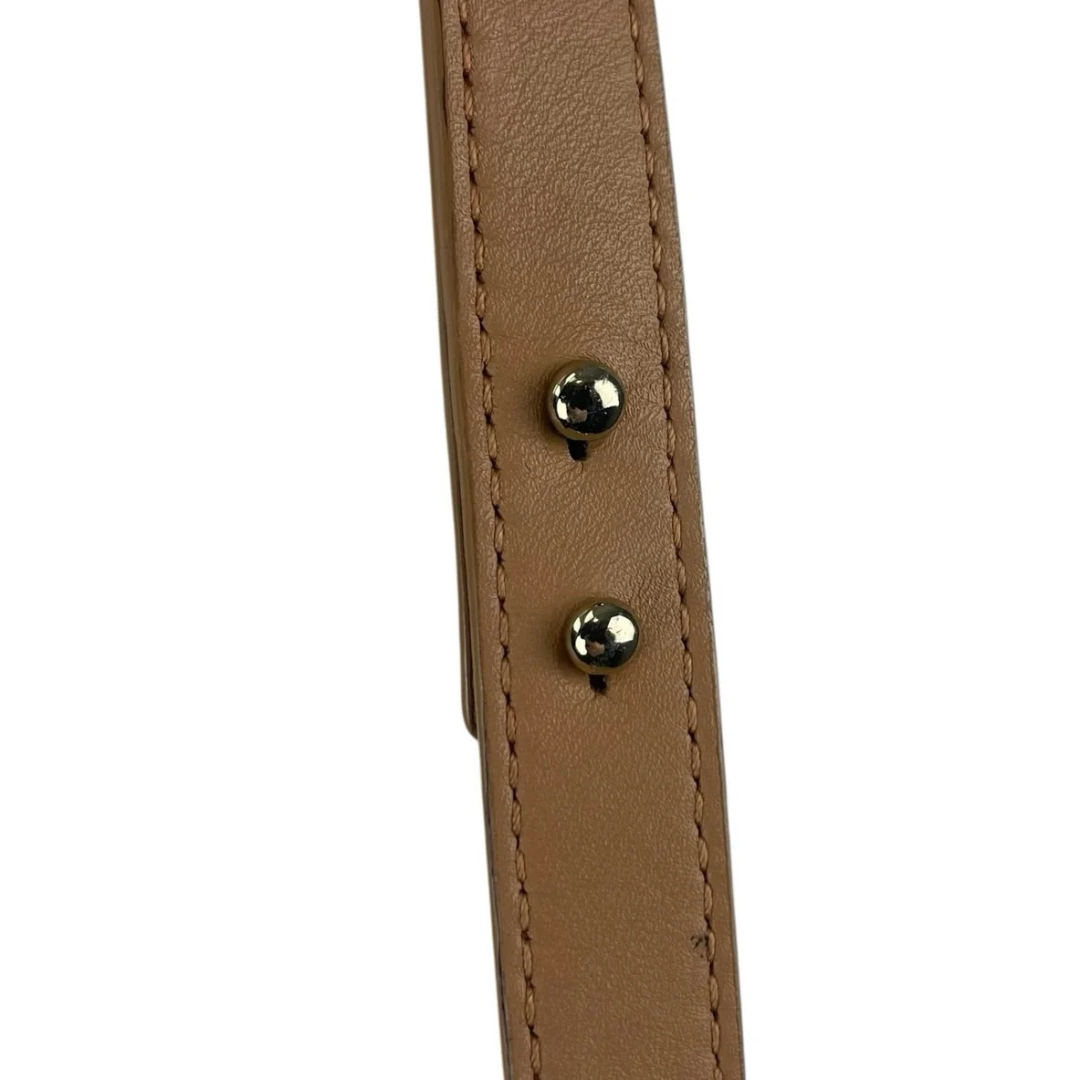 Loeffler Randall Tan Leather Envelope Style Handheld Worn Crossbody Shoulder Bag - Image 4
