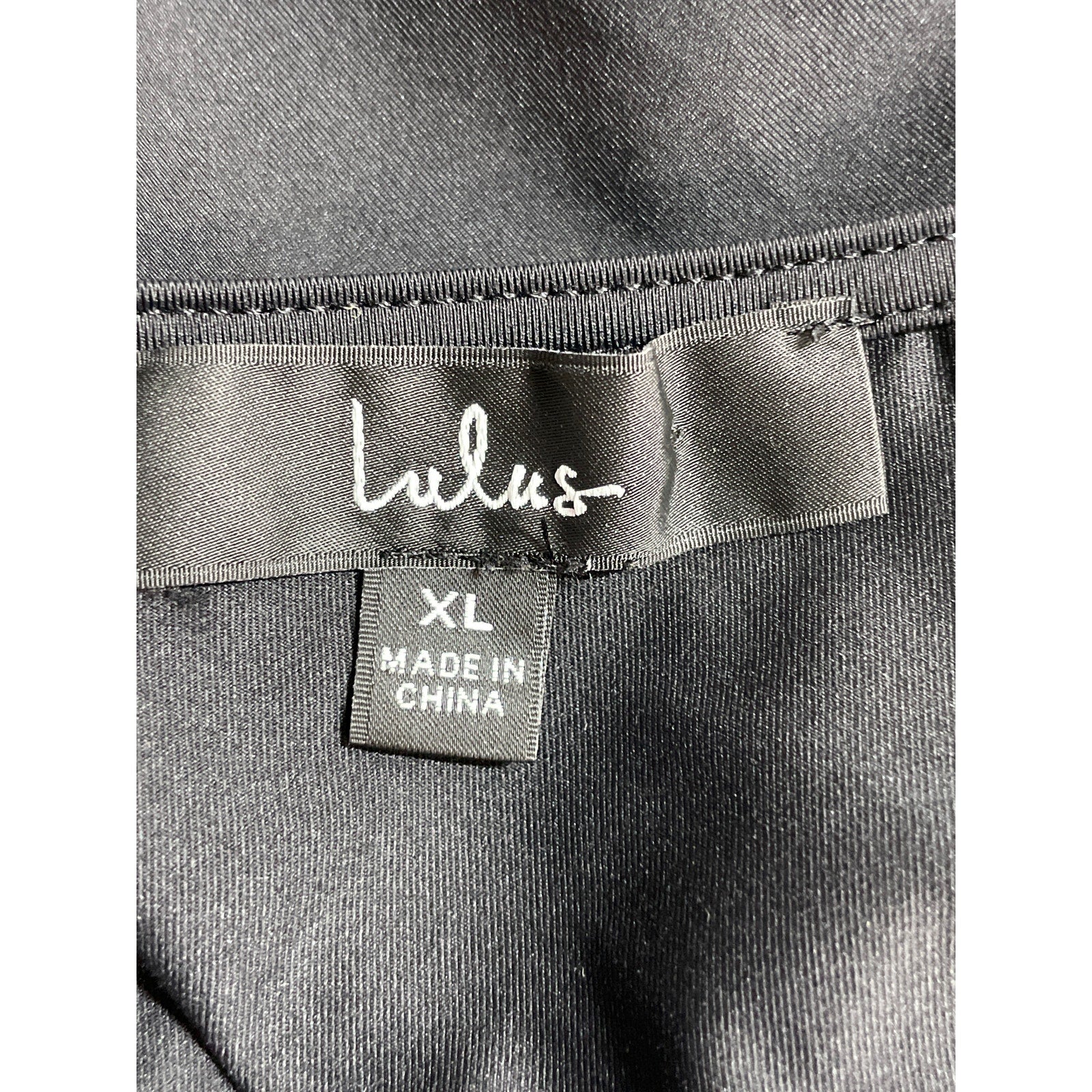 Lulus Women's Black Ruched Sweetheart Neck Long Puff Sleeve Bodysuit Top Size XL - Image 5
