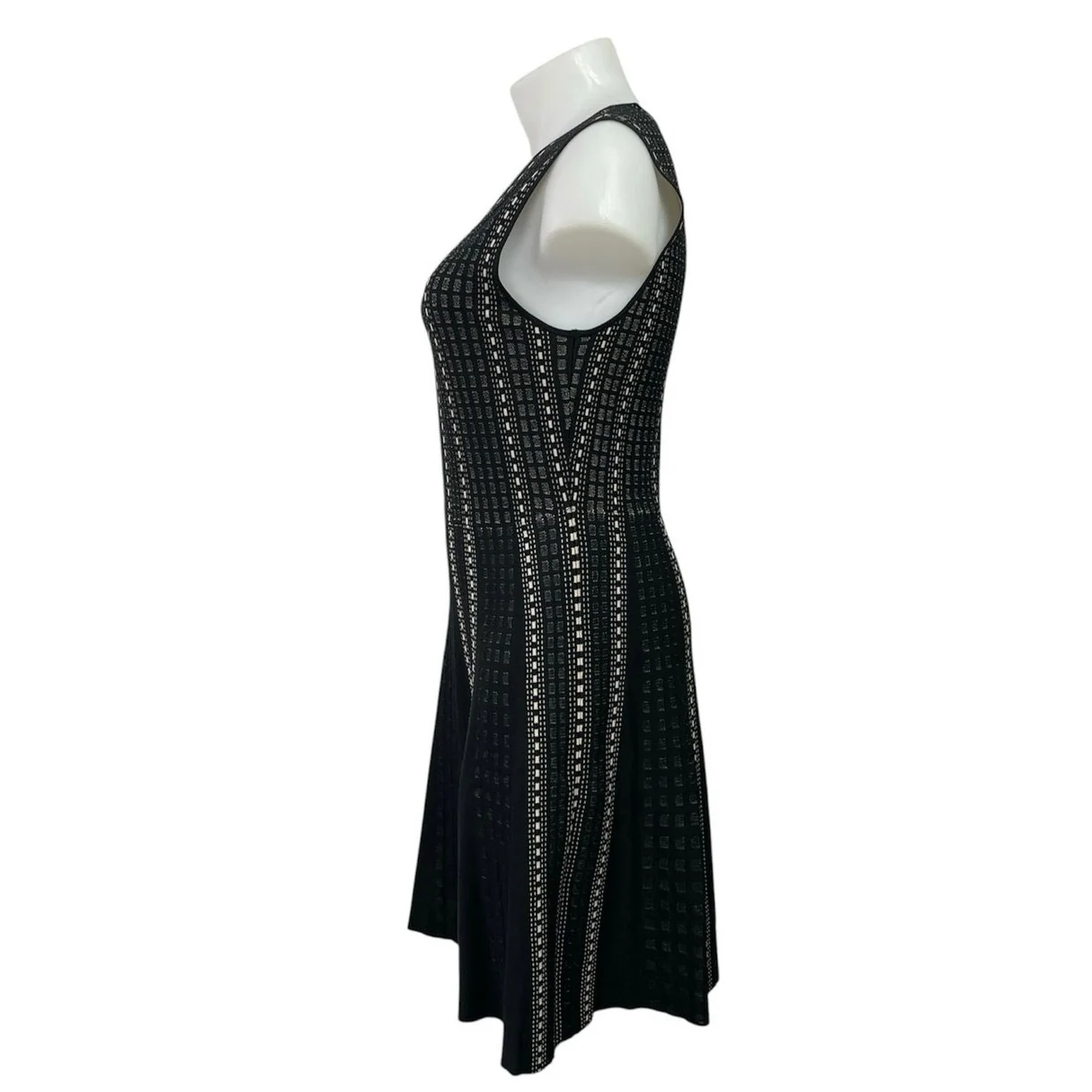Luxe by Carmen Marc Valvo Sleeveless Mini Tank Skater Flare A-Line Dress Size XL - Image 2
