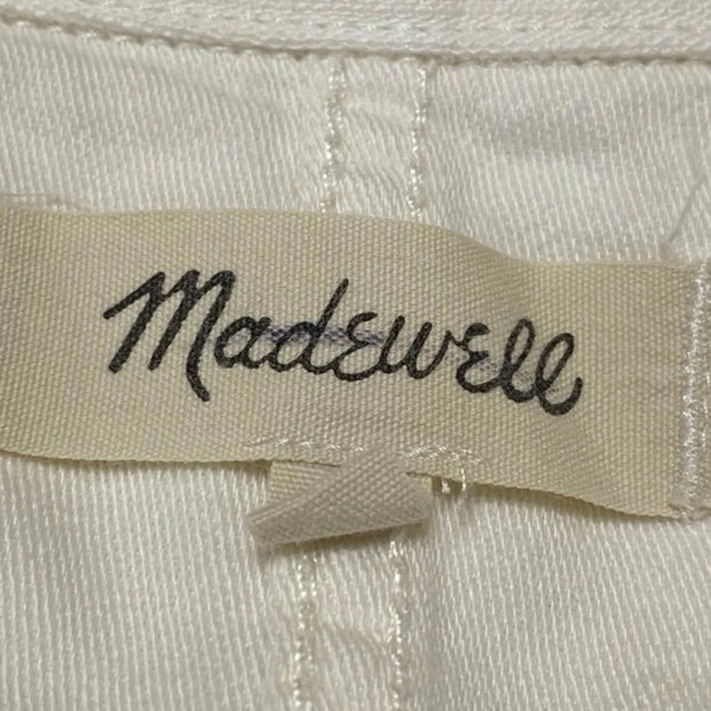 Madewell Drakefield White Long Sleeve Button Down Pockets Shirt Coat Jacket XL - Image 3