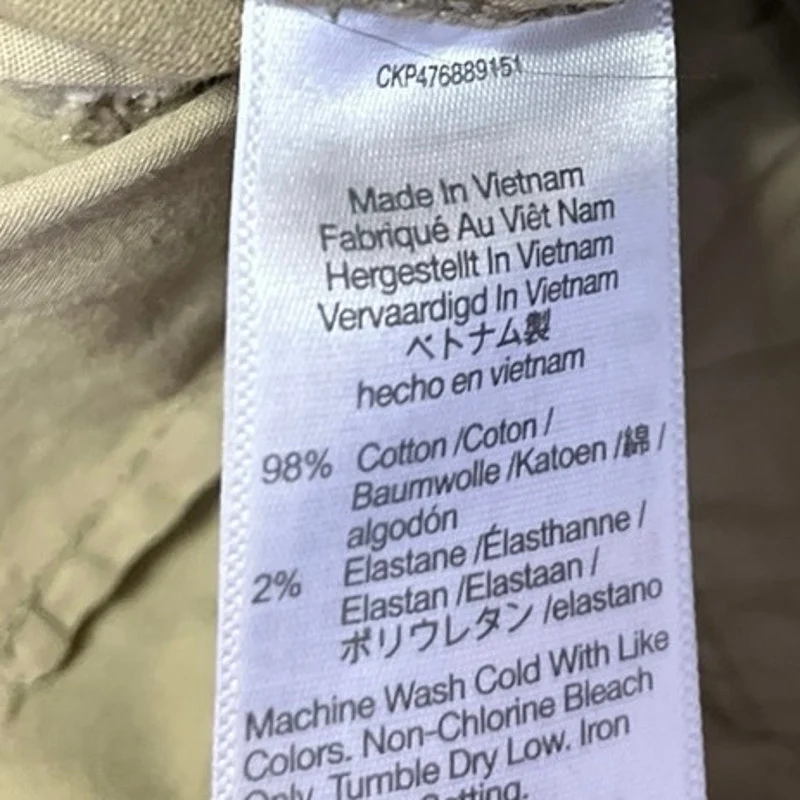 Madewell Women's Olive Green 90s Straight High Waisted Cargo Pants Size 27 - Image 6