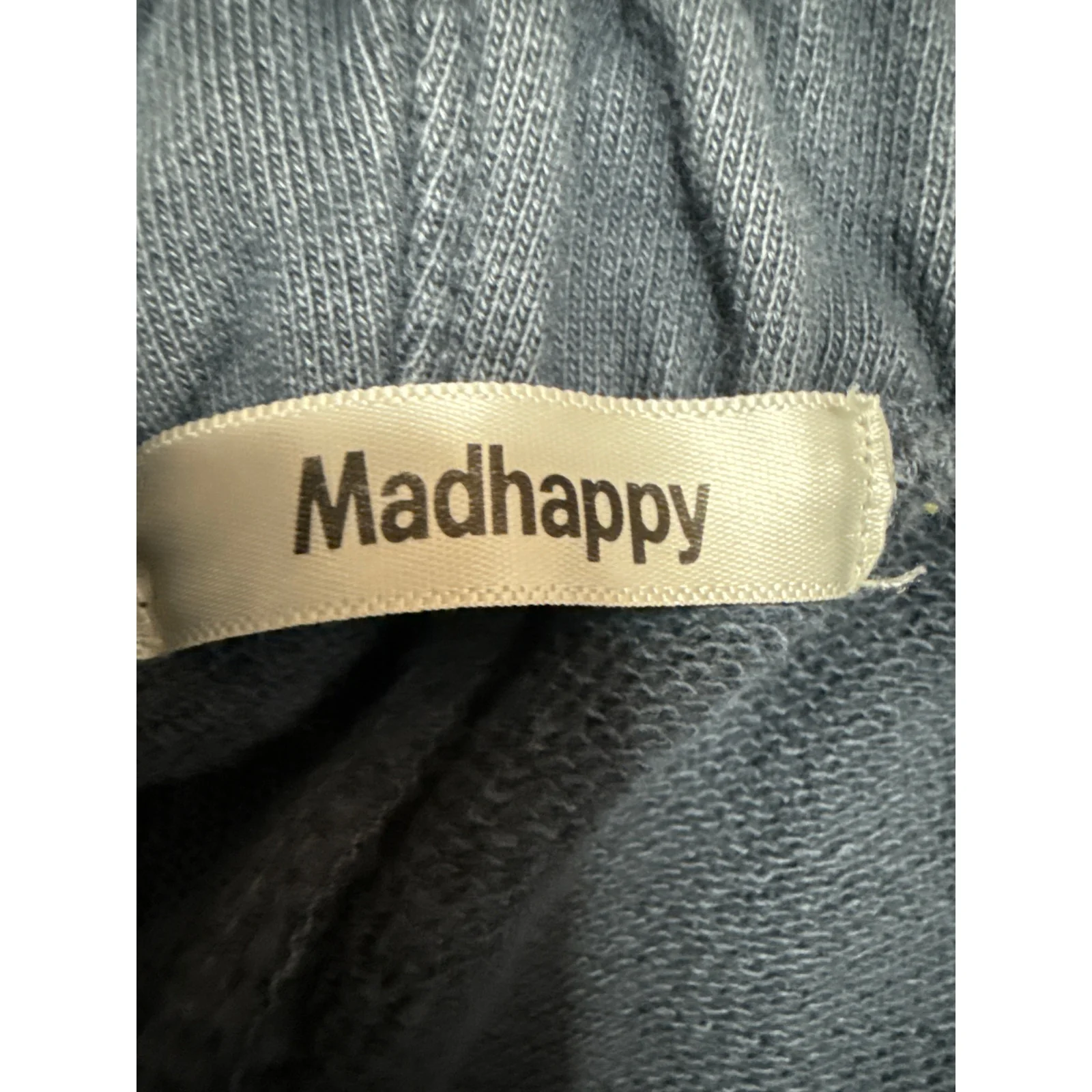 Madhappy Women's Navy Blue High Rise Embroidered Tapered Jogger Sweat Pants XS - Image 5