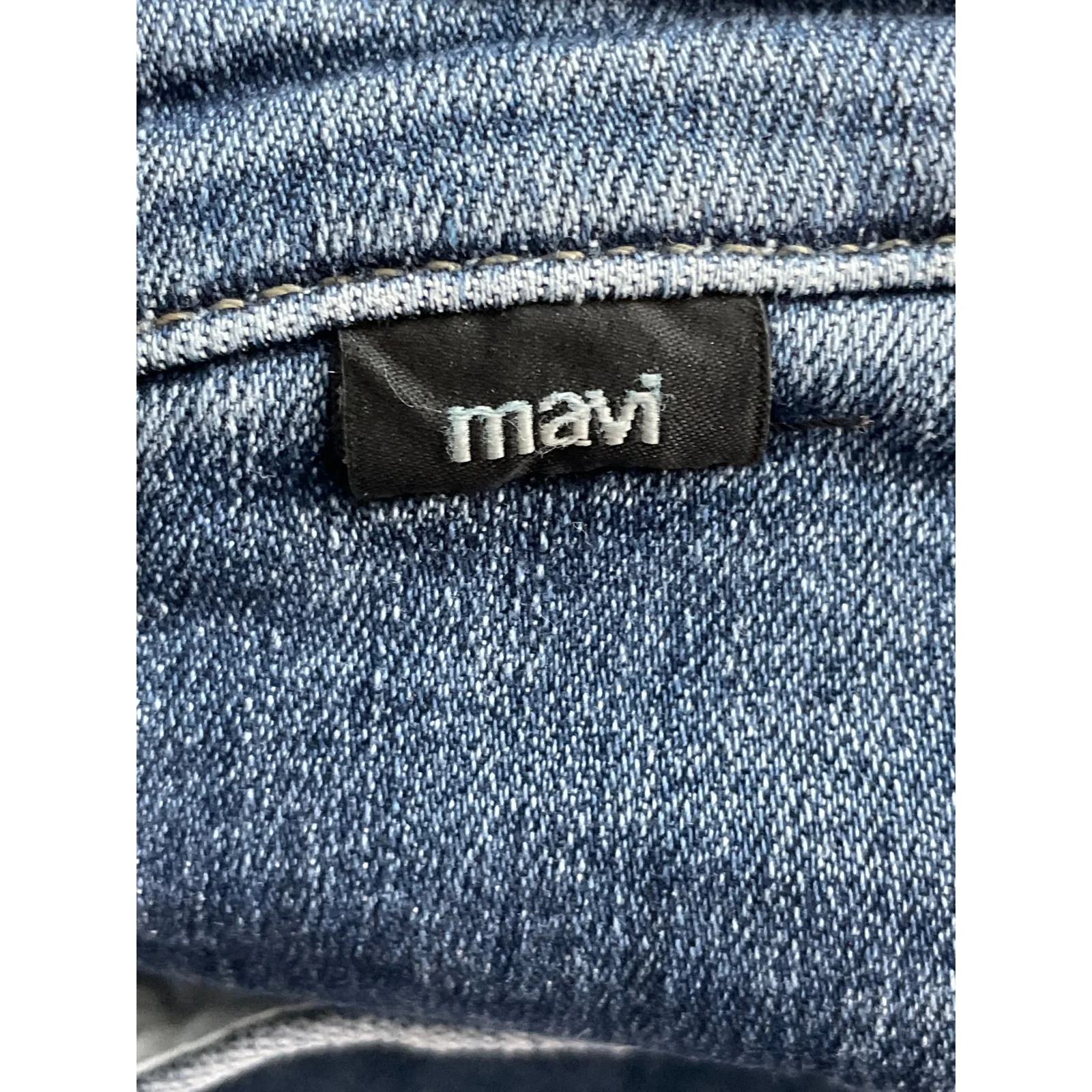 Mavi Molly Women's Blue Embroidered Mid Rise Flared Bootcut Denim Jeans Size 25 - Image 10