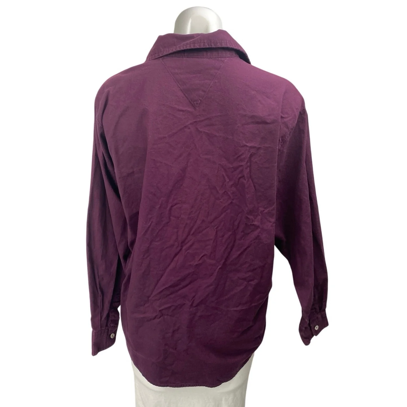 Mickey Unlimited Purple Embroidered Mickey Minnie Pluto Button Down Shirt Top M - Image 2