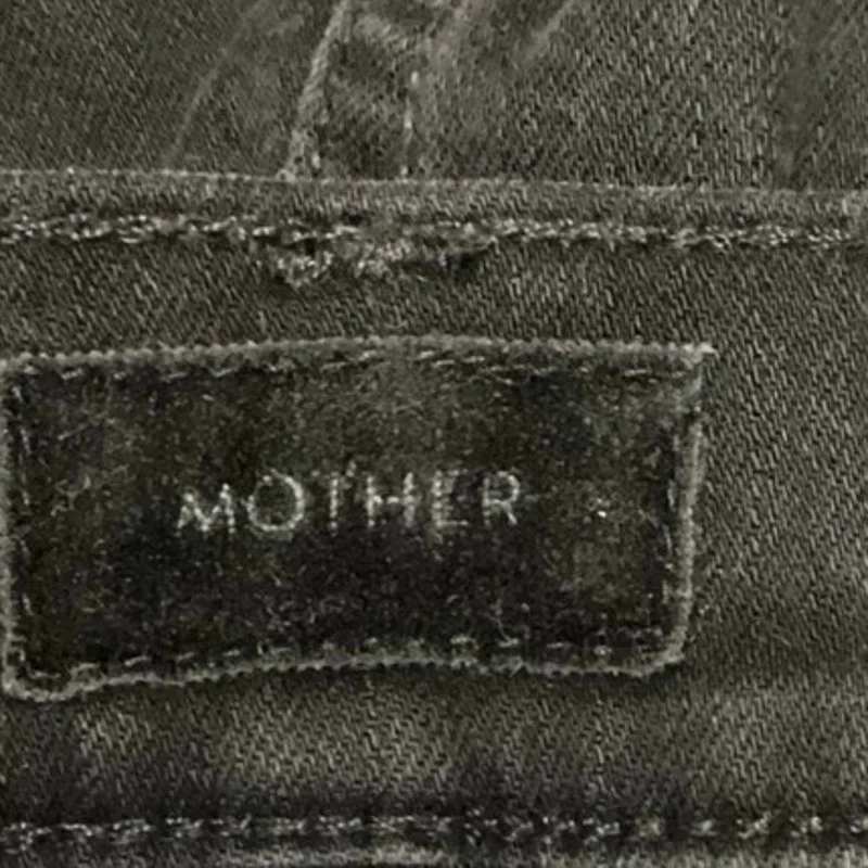 Mother Women's Black High Rise Stretch Raw Casual Cropped Denim Skinny Jeans 27 - Image 4