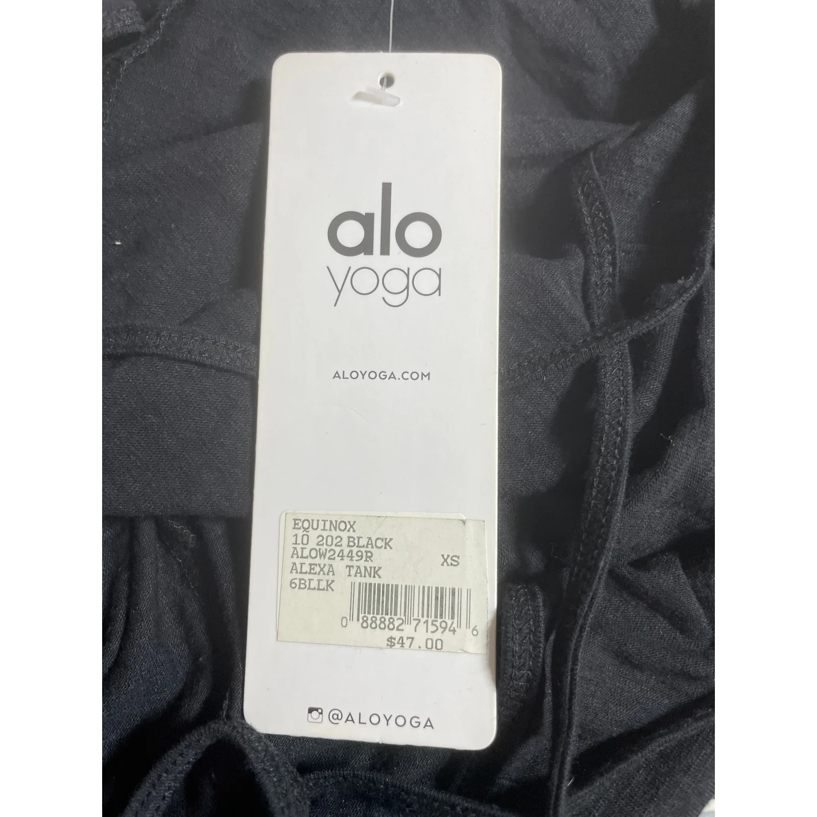 NEW Alo Yoga Alexa Strappy Sleeveless Yoga Gym Athletic Activewear Tank Top XS - Image 6