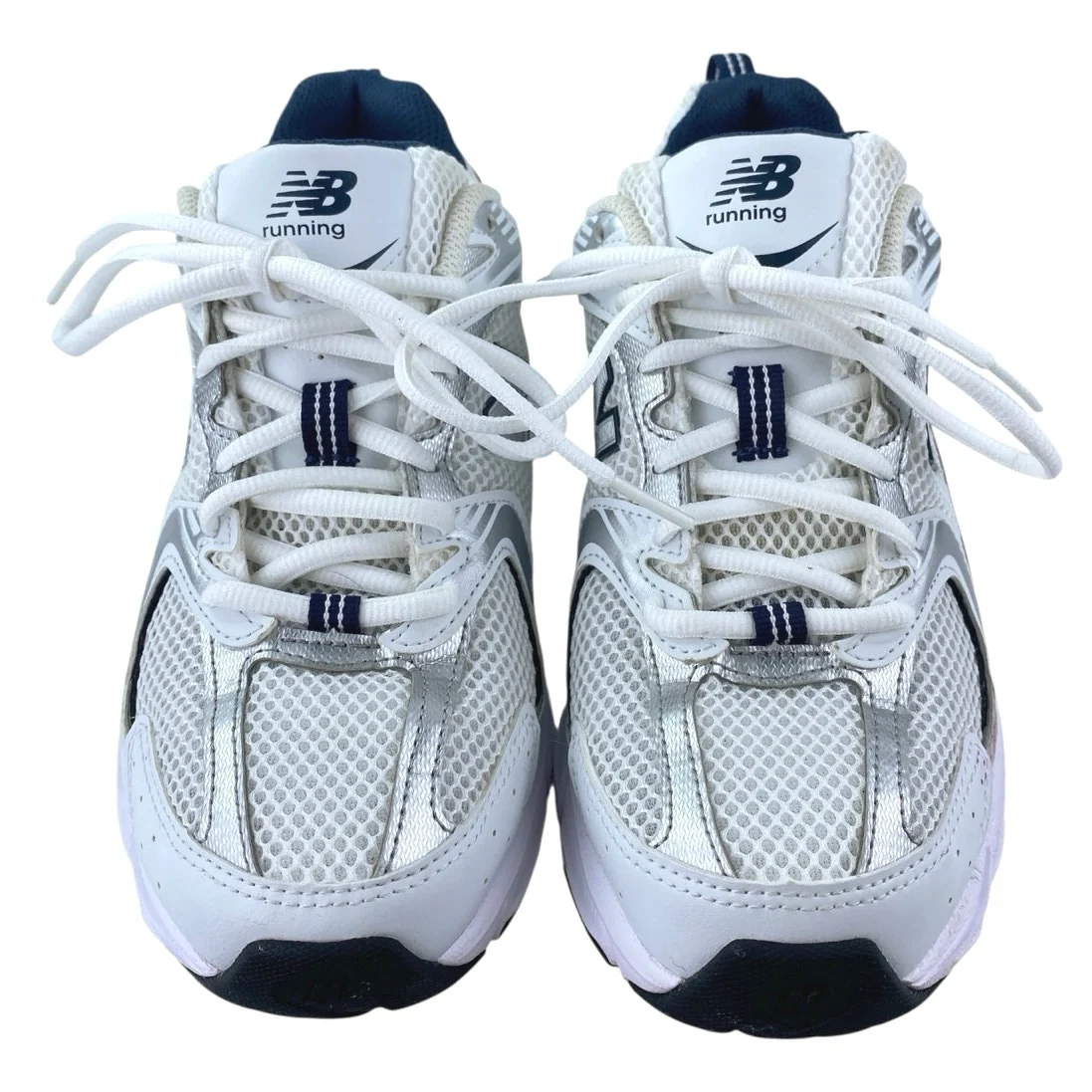 New Balance 530 Men's White Silver Lace Up Activewear Running Sneakers Shoes 6.5 - Image 2