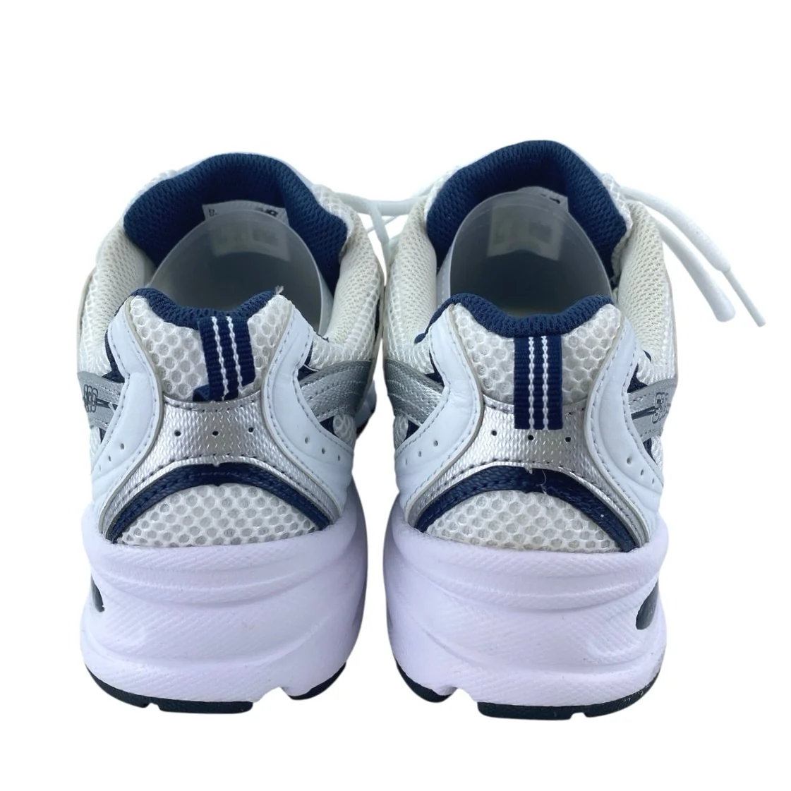 New Balance 530 Men's White Silver Lace Up Activewear Running Sneakers Shoes 6.5 - Image 3