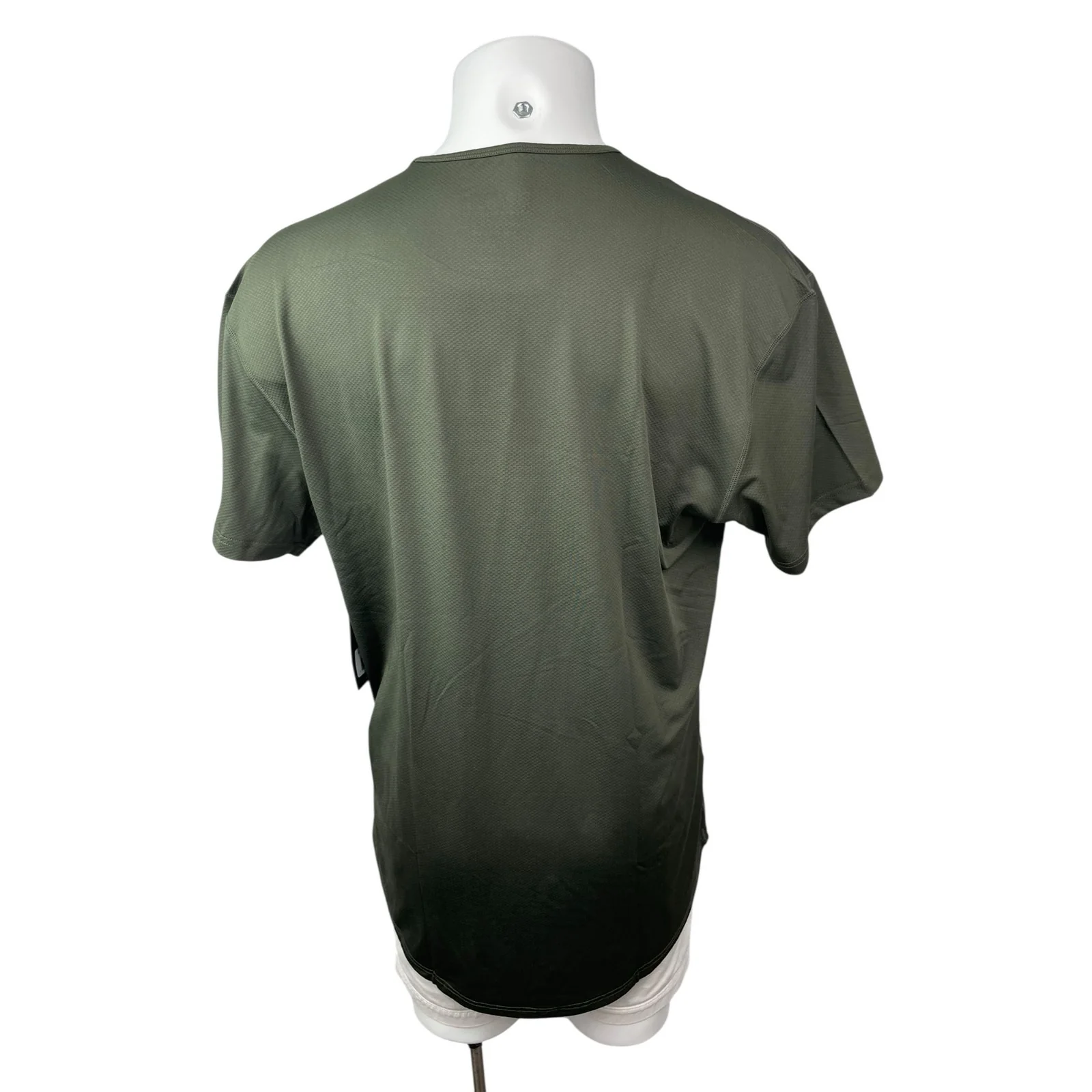 NEW BYLT Drop Cut Men's Green Short Sleeve Athletic Activewear Tee T-Shirt Top S - Image 4
