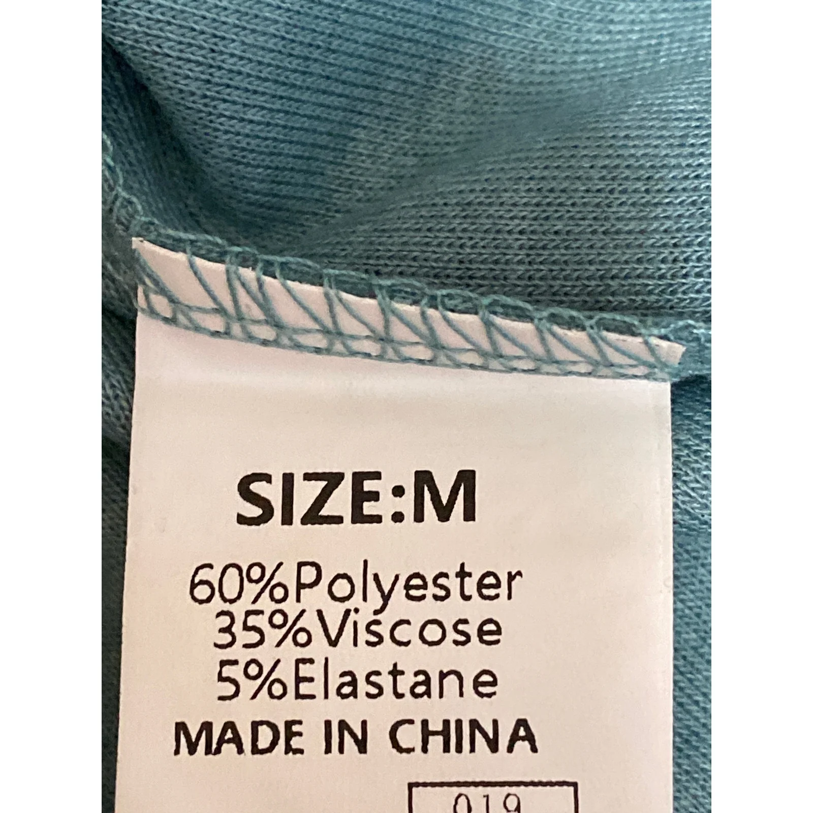 NEW Dokotoo Womens Teal Blue Half Sleeve Round Neck Loose T Shirt Tee Top Size M - Image 6