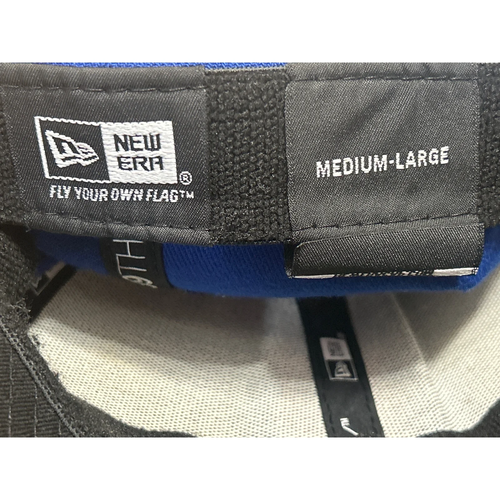 New Era New York Mets Unisex Blue Coral Embroidery MLB Logo Baseball Cap Hat M/L - Image 4