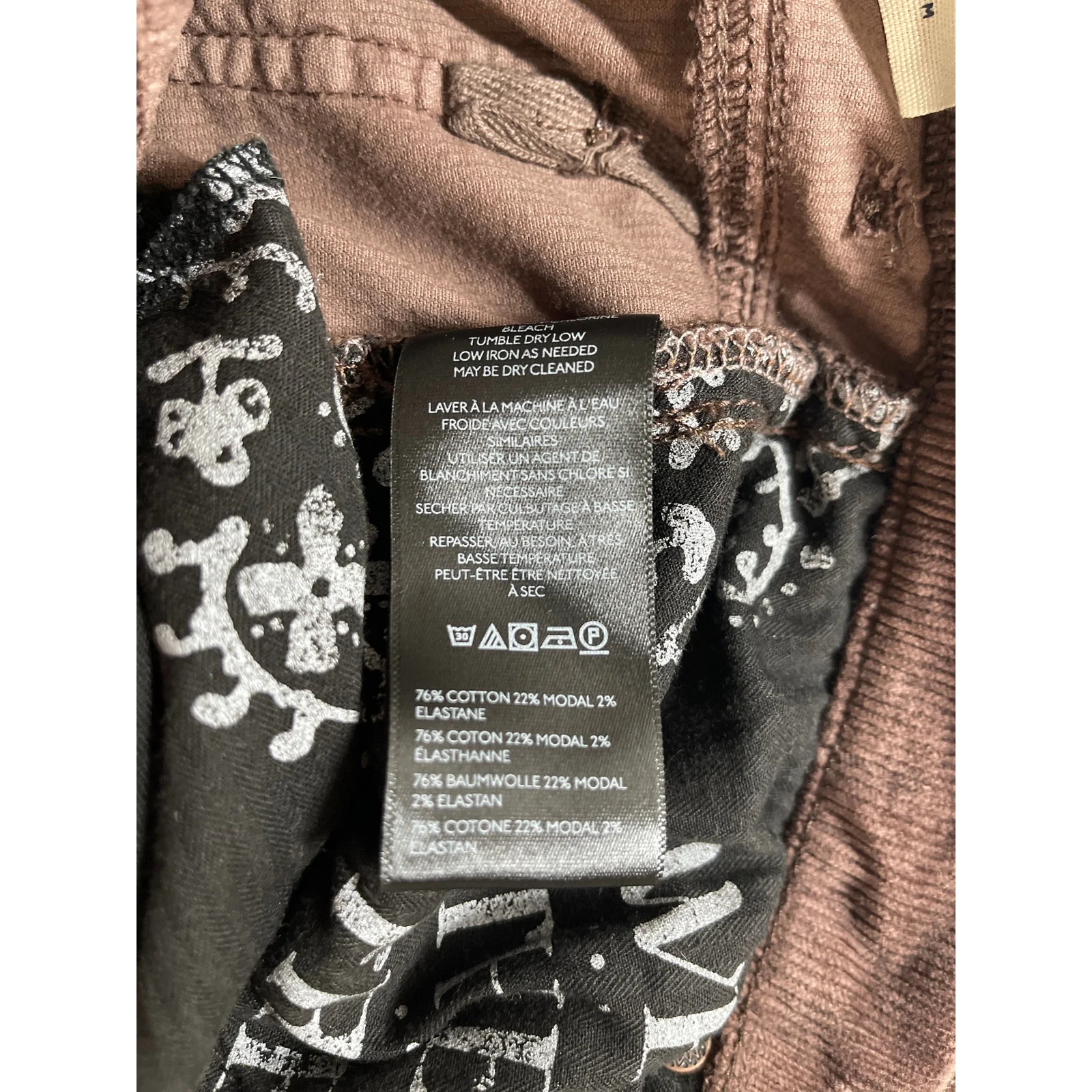 NEW Free People Women's Brown Corduroy High Rise Straight Leg Trousers Pants 26 - Image 6