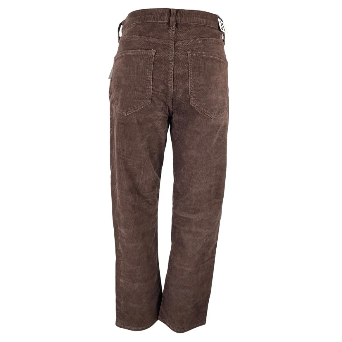 NEW GAP Women's Brown Corduroy High Rise Barrel Carrot Tapered Trousers Pants 31 - Image 4
