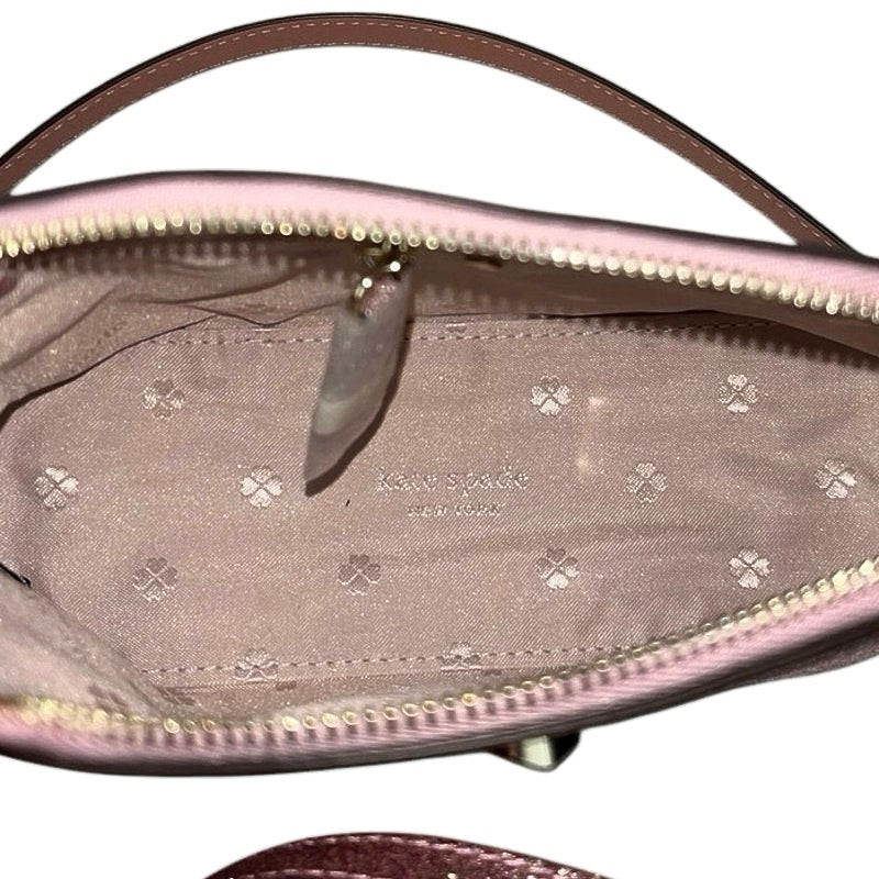 NEW Kate Spade Burgess Court Dome Glitter Trio 3 Piece Cosmetic Case Purse Bag - Image 7