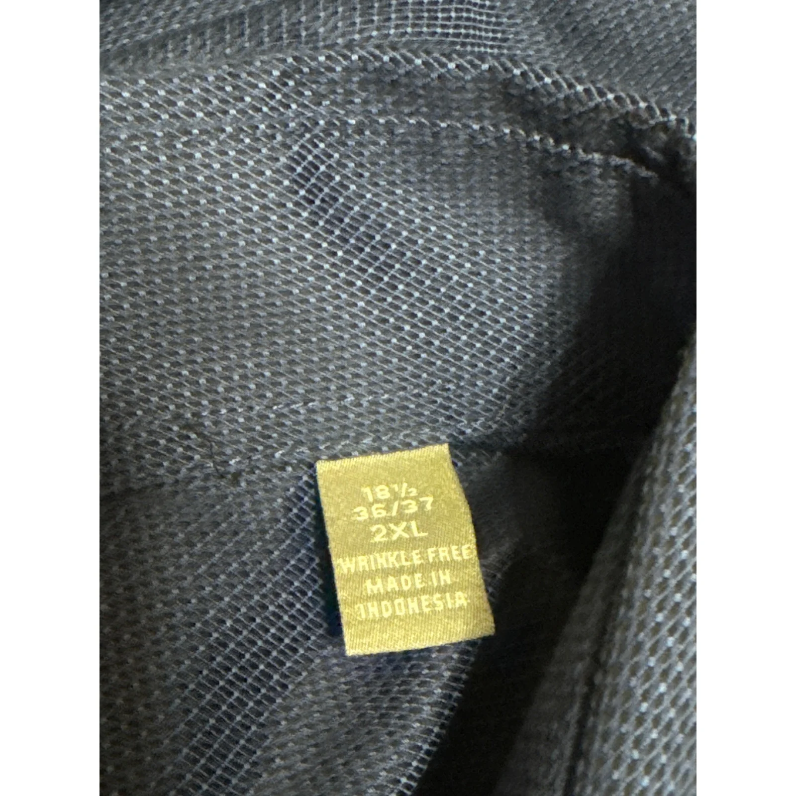 NEW Michael Kors Men's Blue Long Sleeve Button Down Stretch Dress Shirt Top XXL - Image 5