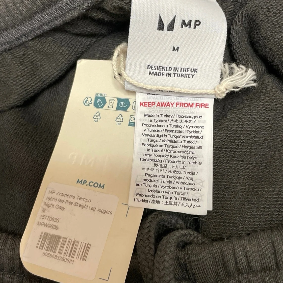 NEW MP Tempo Hybrid Brown Long Sleeve Workout Sweatshirt & Jogger Pants Set Sz M - Image 4