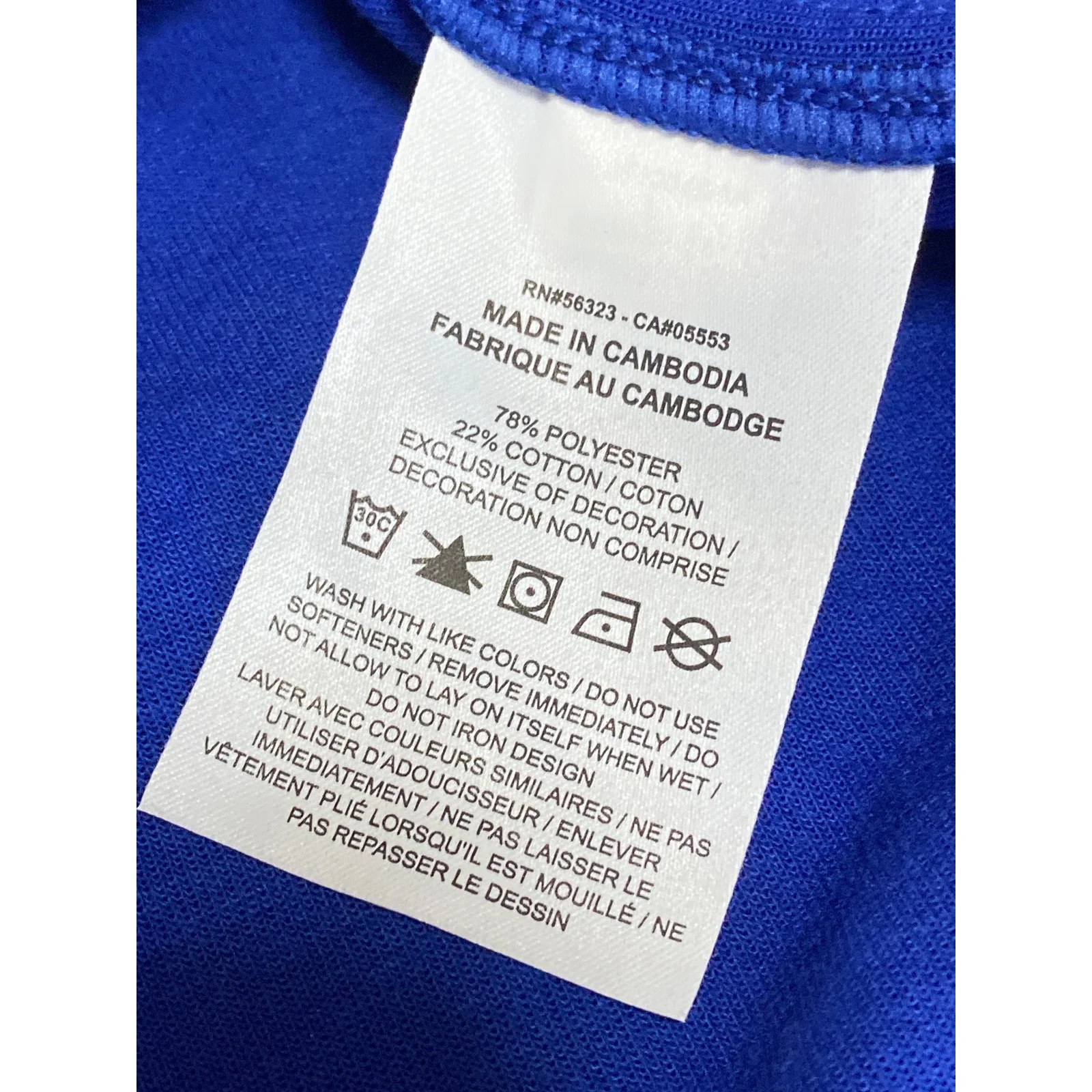 NEW Nike New York Giants Dri-Fit Mens Blue Crew Neck Long Sleeve Sweatshirt Sz L - Image 6