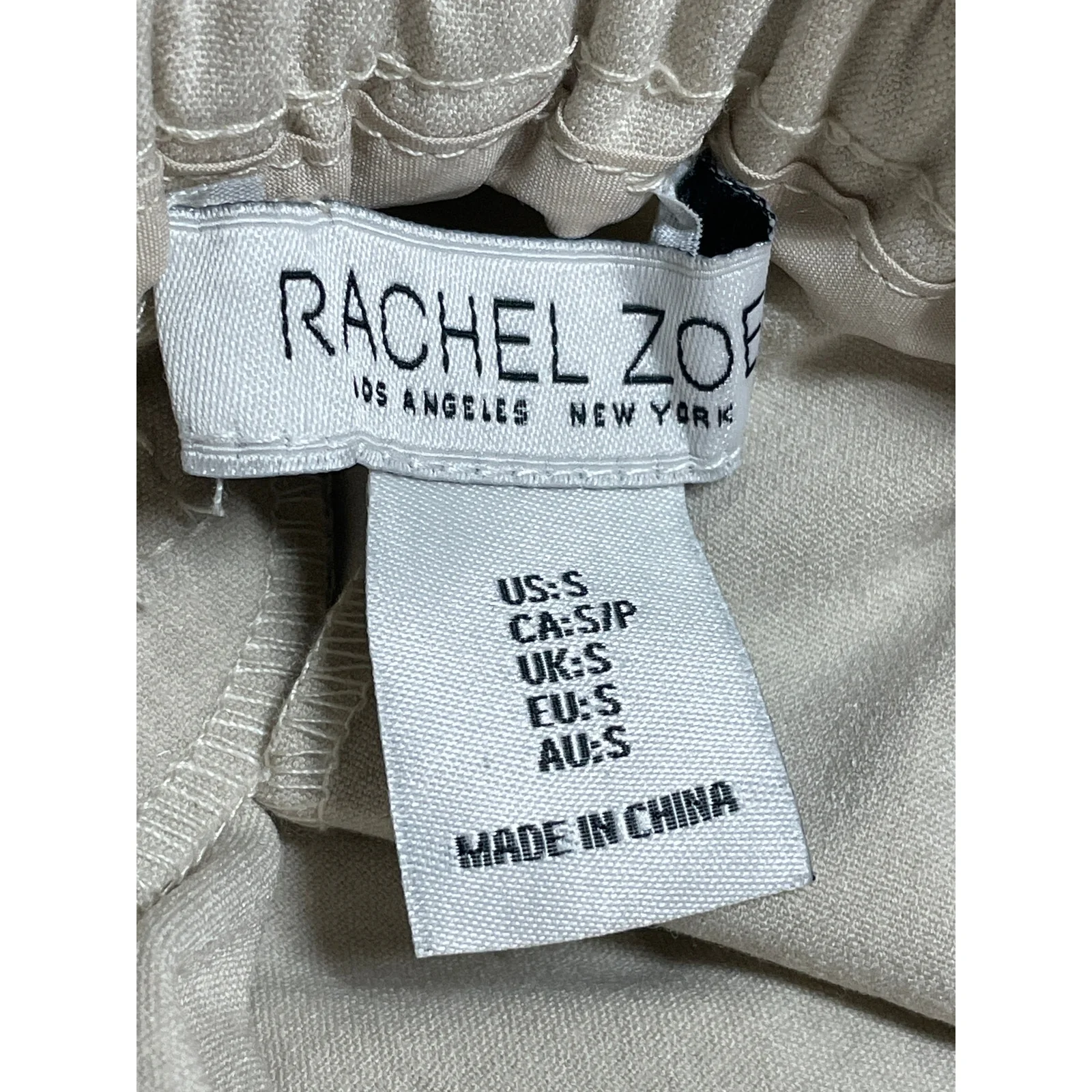NEW Rachel Zoe Women's Gray High Waisted Straight Leg Trousers Pants Size S - Image 6