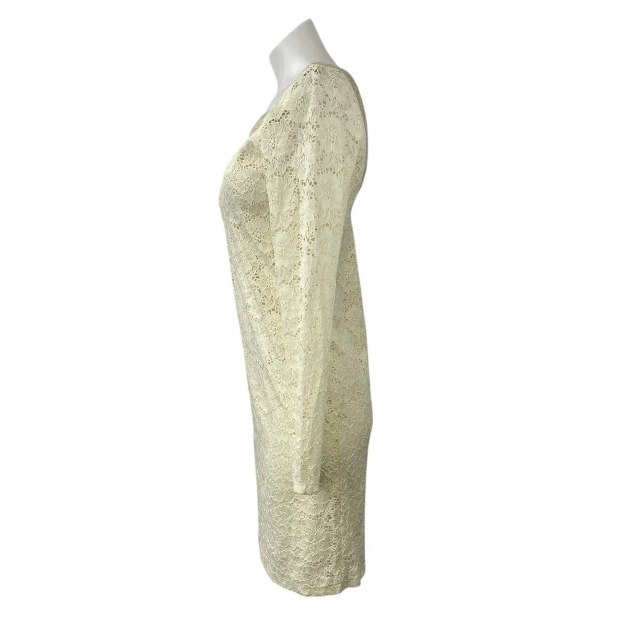NEW Ralph Lauren Denim & Supply White Floral Lace Embroidered Mini Shift Dress M - Image 3