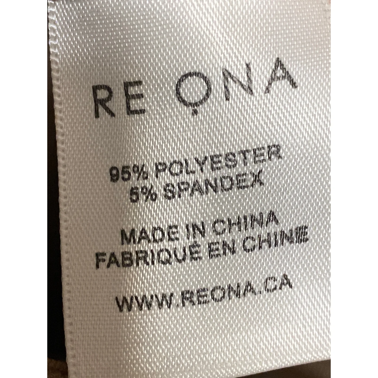 NEW Re ONA Women's Tan Pleated High Rise Straight Curve Trousers Pants Size XS - Image 6