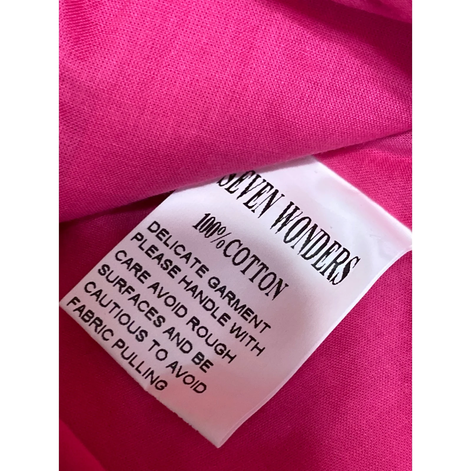 NEW Seven Wonders Chiara Women's Pink Elastic Waist Mini A-Line Skirt Size L - Image 5