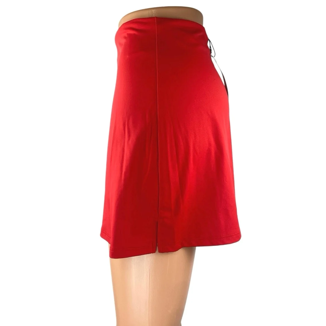 NEW Stradivarius High Waisted A Line Slit Pull On Tennis Golf Skirt Skort Size S - Image 2
