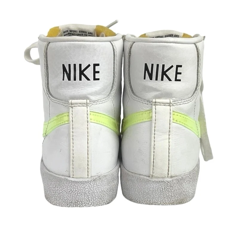 Nike Blazer Mid 77 White Lace Up Leather Trainers Walking Sneakers Shoes Sz 6.5 - Image 3